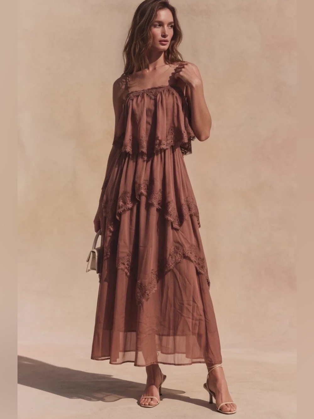 Lena Tiered Midi Dress